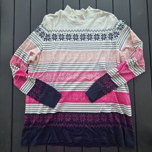 EUC winter mock neck top